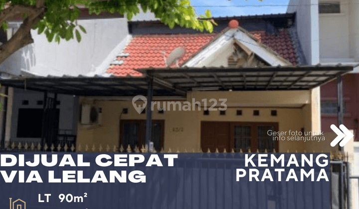 Bekasi Dijual Cepat Rumah Kemang Pratama Via Lelang 1