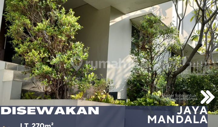 Disewakan Rumah Bagus Siap Huni Expatriate Area di Jaya Mandala Kuningan Jakarta Selatan