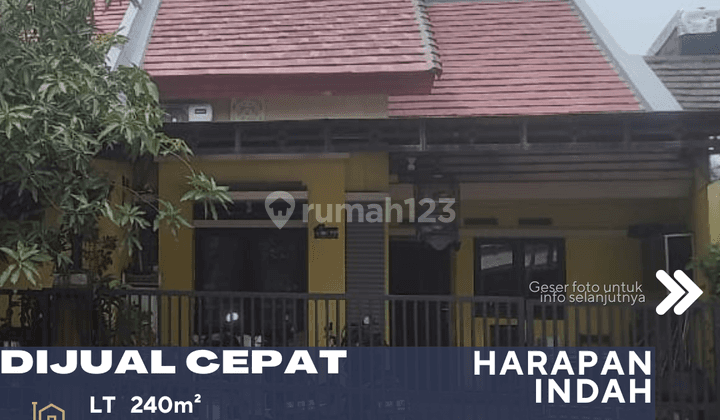 Harapan Indah Bekasi Dijual Cepat Rumah Dalam Cluster 1