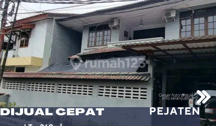 Dijual Rumah Bagus 2 Lantai Siap Huni di Pejaten Jakarta Selatan