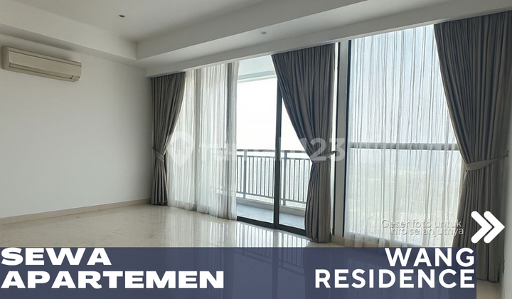 Disewakan Apartemen Wang Residence 2+2BR Semi Furnished 1