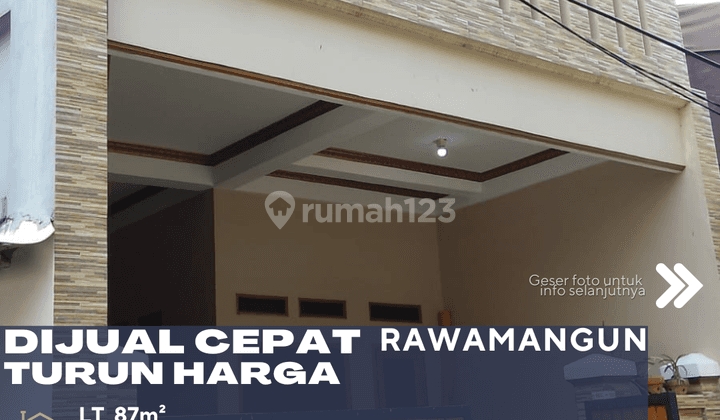 Rawamangun Jakarta Timur Rumah Bagus 3lt Letak Strategis Dijual 1