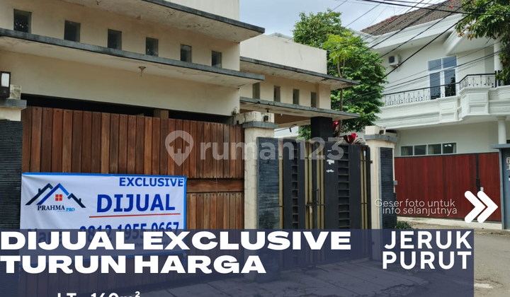 Dijual Exclusive Rumah Posisi Hoek Lingkungan Tenang Nyaman Lokasi Strategis di Jeruk Purut Jakarta Selatan
