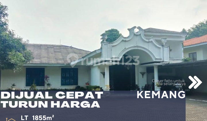 Kemang For Sale: Palace-Style House Suitable for Residence or Townhouse Price Reduced