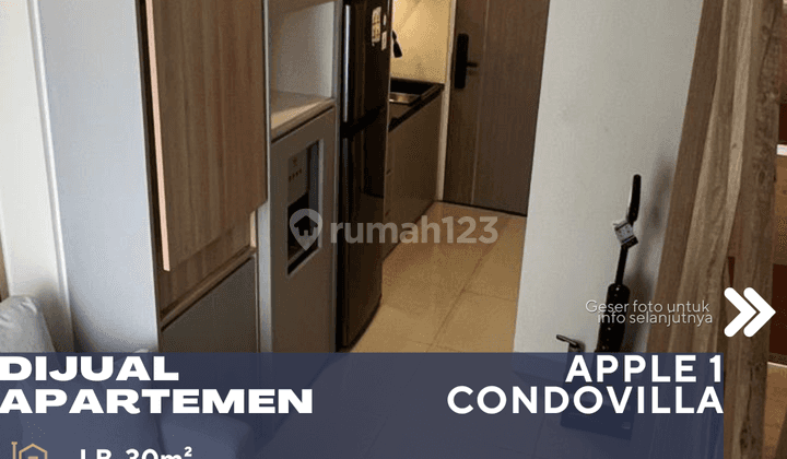 Dijual Cepat Apartemen Apple 1 Condovilla 1BR Harga Terjangkau 1