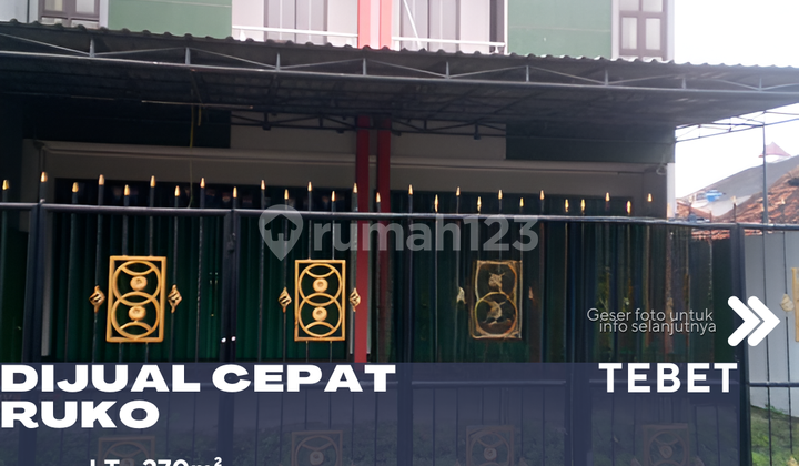 For Sale 2 Connected Shophouses in Strategic Location, Tebet, South Jakarta For Sale 2 Connected Shophouses in Strategic Location, Tebet, South Jakarta