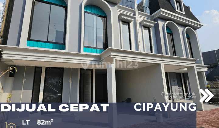 Cipayung Jakarta Timur Dijual Rumah Townhouse Lokasi Strategis 1