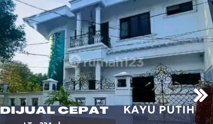 Dijual Rumah Mewah Design Klasik Area Elit di Kayu Putih Jakarta Timur Dijual Rumah Mewah Design Klasik Area Elit di Kayu Putih Jakarta Timur