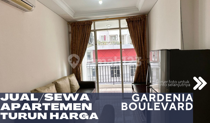 Dijual Disewakan Apartemen Gardenia Boulevard 2Br Fully Furnished Turun Harga