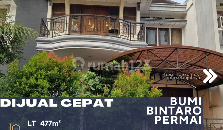 Bintaro Jakarta Selatan Dijual Rumah Mewah Nan Asri Full Furnish
