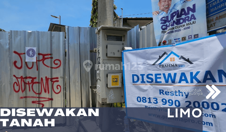 Limo Depok Disewakan Tanah Untuk Tempat Usaha Lokasi Strategis 1