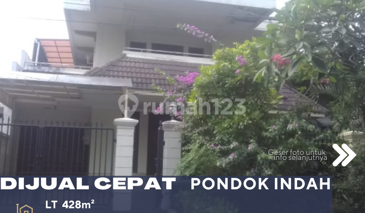 Pondok Indah Jakarta Selatan Jual Rumah Bagus 2 Lantai Siap Huni 