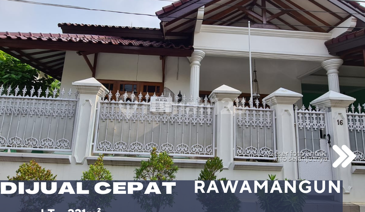 Dijual Rumah Siap Huni Dekat Terminal Rawamangun Jakarta Timur