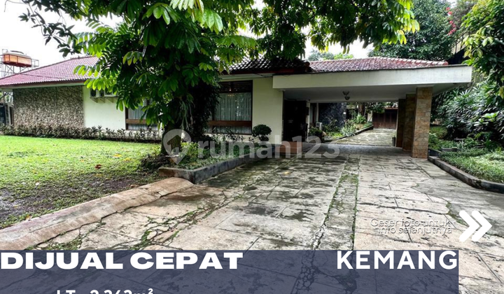 Dijual Rumah Lama Bangunan Kokoh dan Mewah Cocok untuk Usaha Kantor dan Showroom Lokasi Strategis di Kemang Jakarta Selatan