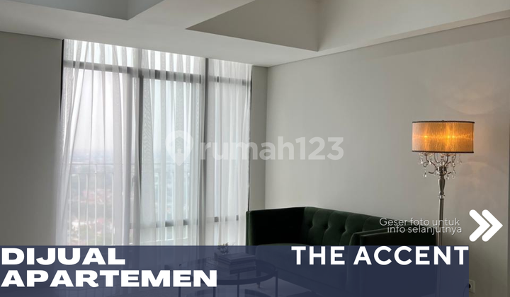 Dijual Rugi Apartemen The Accent Bintaro 2BR Semi Furnish