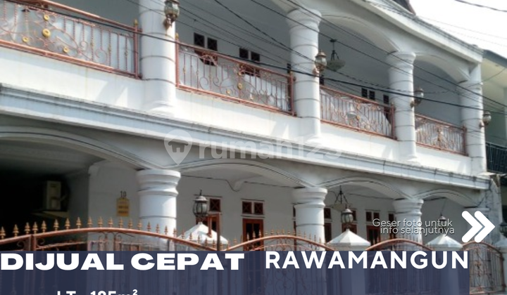 Rawamangun Jakarta Timur Dijual Rumah 2 Lantai Lokasi Strategis Siap Huni Rawamangun Jakarta Timur Dijual Rumah 2 Lantai Lokasi Strategis Siap Huni