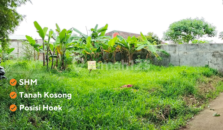 For Sale Vacant Land Corner Position SHM in Mustikajaya Bekasi