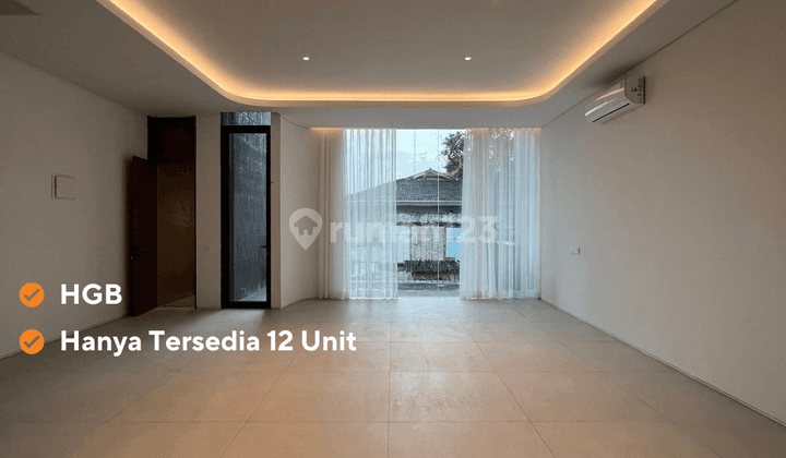 Kemang Jakarta Selatan Dijual Rumah Townhouse Baru Unit Terbatas 2