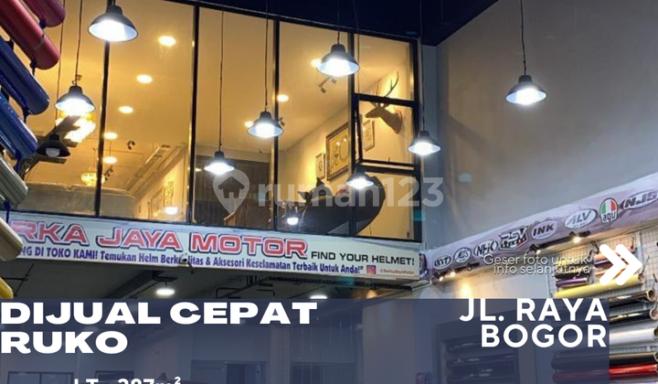 Dijual Ruko 3 Lantai SHM Lokasi Strategis Pinggir Jalan Raya Bogor Dijual Ruko 3 Lantai SHM Lokasi Strategis Pinggir Jalan Raya Bogor