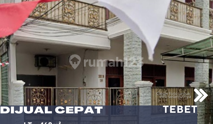 Dijual Rumah 3 Lantai Siap Huni di Tebet Jakarta Selatan