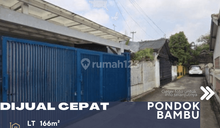 Pondok Bambu Jakarta Timur Dijual Rumah 1 Lantai Dalam Komplek Fully Furnish 1