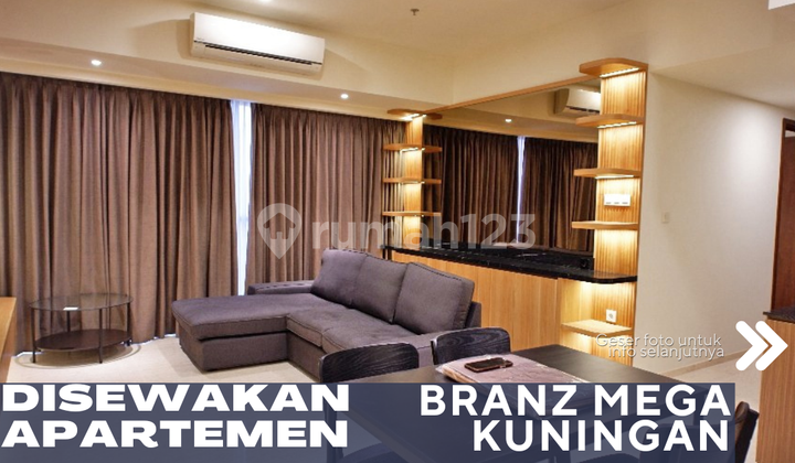 For Rent Branz Mega Kuningan Apartment 2Br Fully Furnished Strategic Location in Kuningan CBD