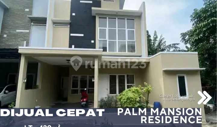 Dijual Rumah Cluster Palm Mansion Residence Siap Huni di Pondok Kelapa Jakarta Timur