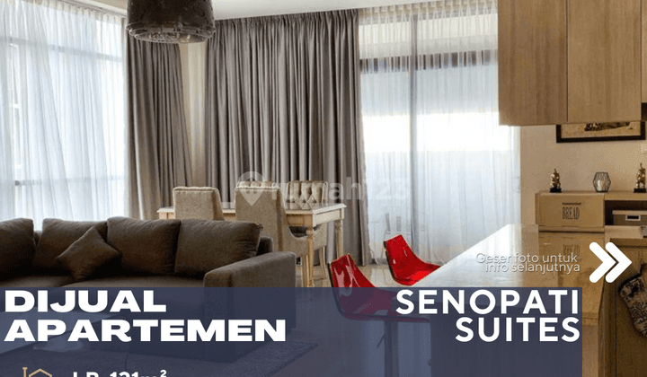 Senayan Jakarta Selatan Dijual Apartemen Senopati Suites 2BR Full Furnish 1