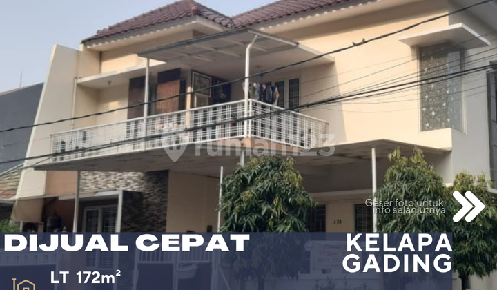 Kelapa Gading Jakarta Utara Dijual Rumah Cantik Siap Huni Lokasi Tenang dan Asri