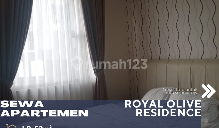 Pejaten Jakarta Selatan Disewakan Apartemen Royal Olive Residence 2BR Pejaten Jakarta Selatan Disewakan Apartemen Royal Olive Residence 2BR