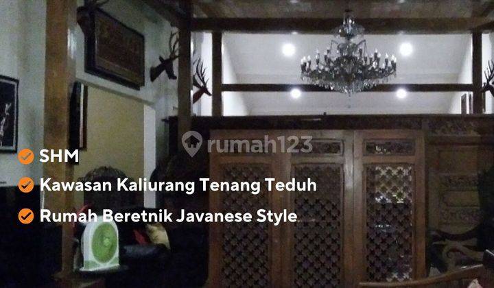 Kaliurang Yogyakarta Dijual Rumah Etnik Javanese Lingkungan Asri 2