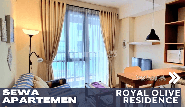 Pejaten Jakarta Selatan Sewa Apartemen Royal Olive Residence 2BR 1