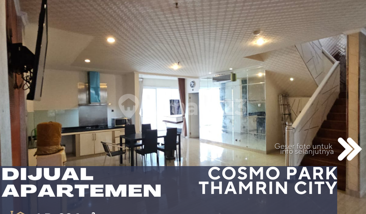 Tanah Abang Jakarta Pusat Dijual Apartemen Cosmo Park Thamrin Full Furnish 3BR di Pusat Jakarta 1