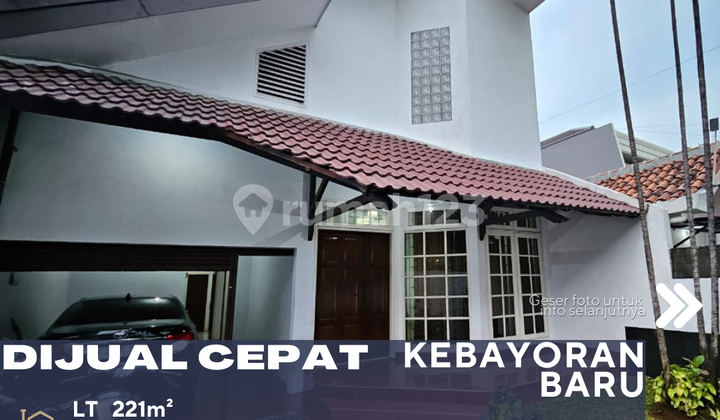 Kebayoran Baru Dijual Rumah Bagus 2 Lantai Area Tenang Dan Asri