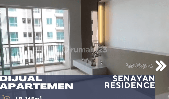 Senayan Jaksel Dijual Apartemen Senayan Residence 3BR Furnished 1