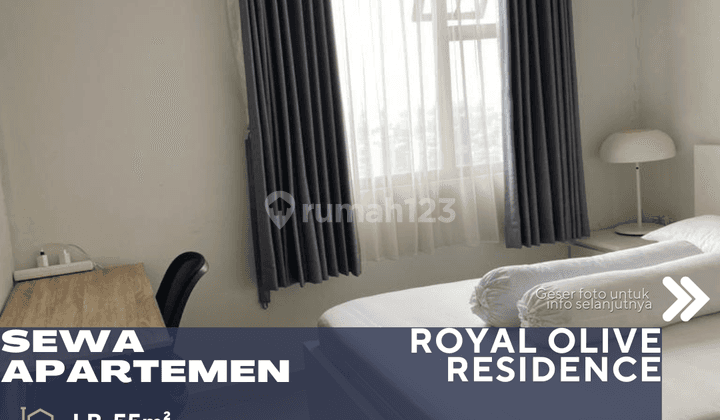 Pejaten Jakarta Selatan Disewakan Apartemen Royal Olive Residence 2BR Full Furnish 1