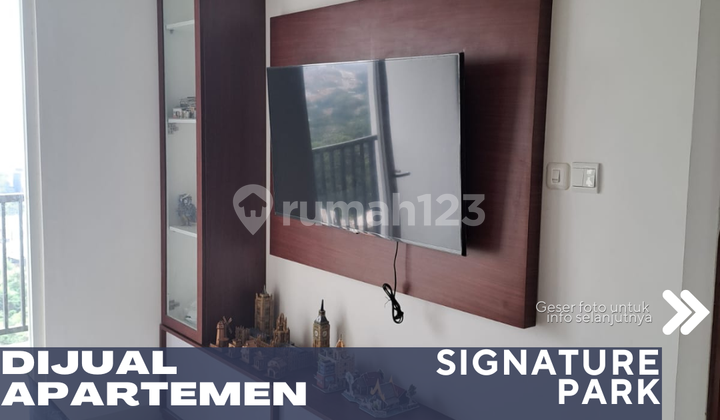 Dijual Apartemen Signature Park 2Br Fully Furnished Corner Unit