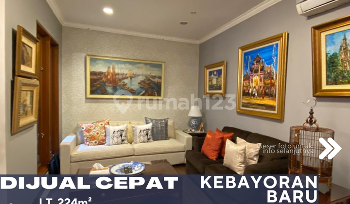 Kebayoran Baru Dijual Rumah Bagus Siap Huni Harga Menarik Jarang Ada