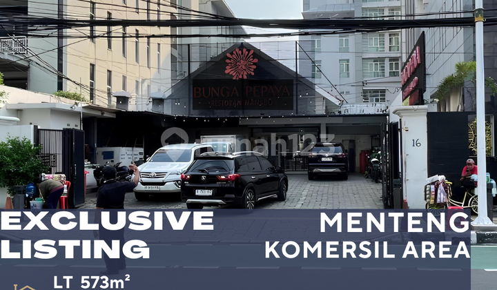 DIJUAL EXCLUSIVE Rumah Area Komersial Sangat Cocok Usaha di Menteng Jakarta Pusat 