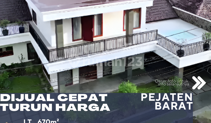 Pejaten Jakarta Selatan Dijual Rumah Dalam Komplek 2 Lantai Full Furnish Turun Harga