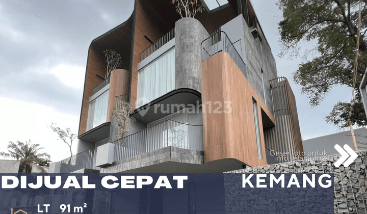 Kemang Jakarta Selatan Dijual Rumah Townhouse Baru Unit Terbatas 1