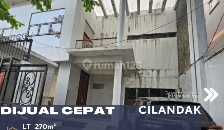 Cilandak Jakarta Selatan Dijual Rumah SHM Kokoh Perlu Direnovasi 1