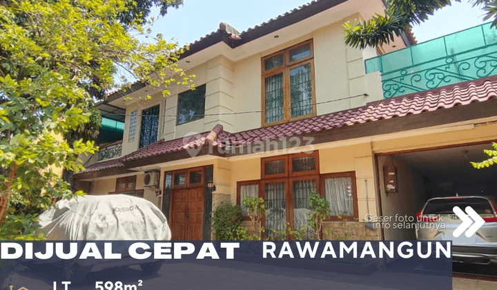 Rawamangun Jakarta Timur Dijual Cepat Rumah Siap Huni Bisa Dijadikan Kantor Atau Usaha Lokasi Strategis Di Pinggir Jalan Raya Utama Turun Harga 1