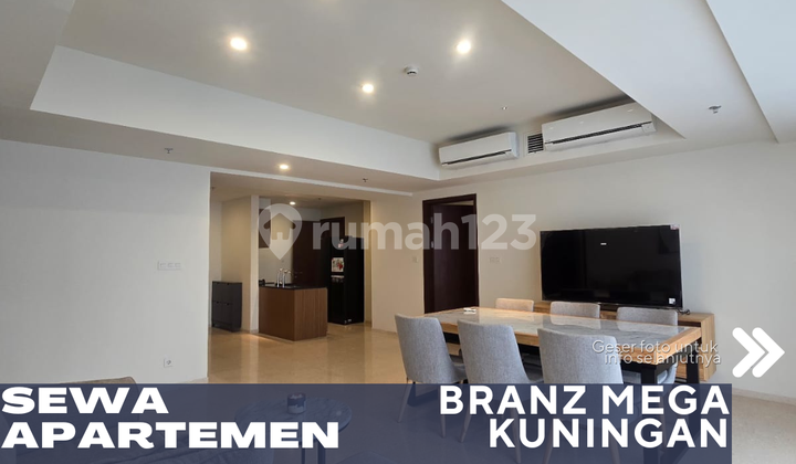 Disewakan Apartemen Branz Mega Kuningan 3BR Luxury Fully Furnish di Kuningan Jakarta Selatan