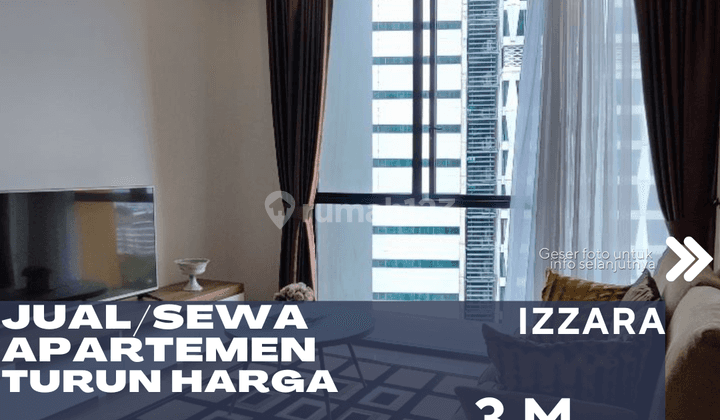 Cilandak Jaksel Apartemen Izzara 2BR Furnish Dijual Sewakan 1