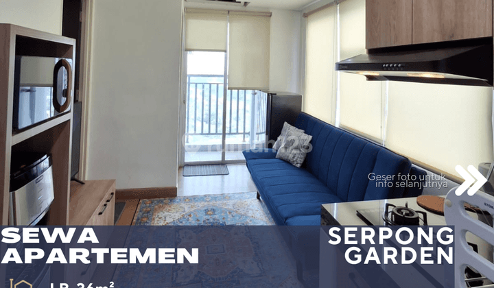 Apartemen Serpong Garden 2BR Harga Terjangkau Lokasi Strategis 1