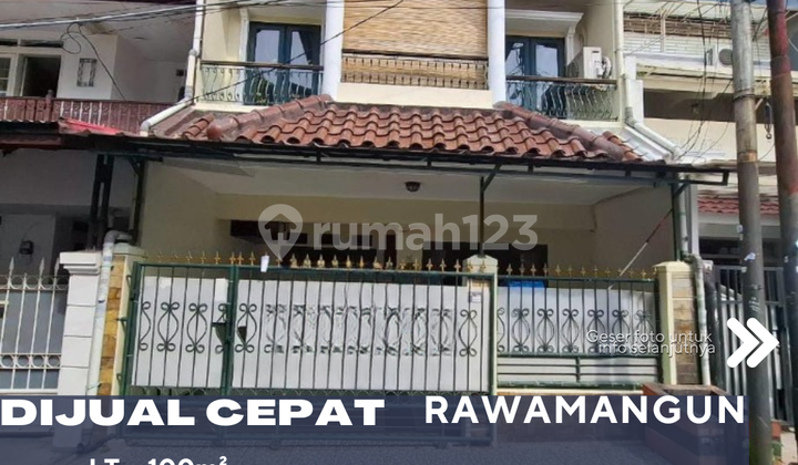 Dijual Rumah 3 Lantai Lokasi Strategis di Rawamangun Jakarta Timur Dijual Rumah 3 Lantai Lokasi Strategis di Rawamangun Jakarta Timur