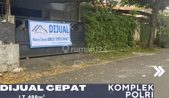 Semanggi Jakarta Pusat Dijual Rumah Lama Di Area Komplek Polri 1