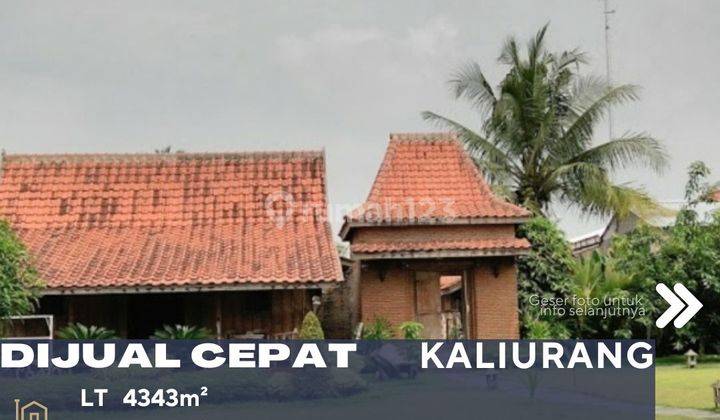 Kaliurang Yogyakarta Dijual Rumah Etnik Javanese Lingkungan Asri 1