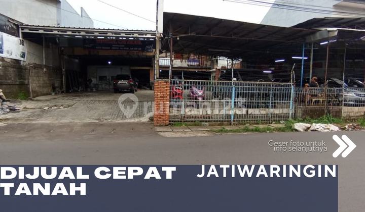 Dijual Tanah Pinggir Jalan Ramai di Jatiwaringin Pondok Gede Bekasi